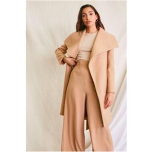NEW Women’s Forever 21 Belted Coat — Camel/Tan — Size S